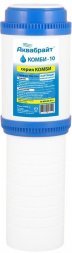 Картридж Аквабрайт комбин. сорбцион.очист. воды от грязи, песка, хлора, Slimline 10&quot;, 3000л Комби-10